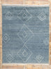 8 x 10 Azure Oasis Modern Blue Moroccan Rug 31205