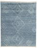 8 x 10 Azure Oasis Modern Blue Moroccan Rug 31205
