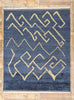 8 x 10 Azure Cascade Modern Blue Moroccan Rug 31207