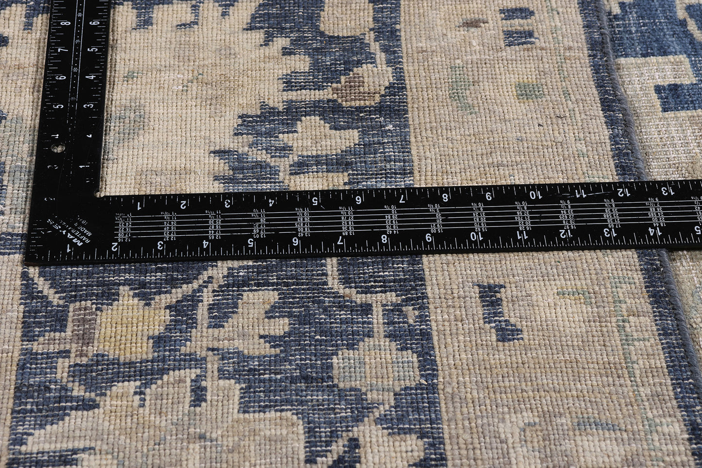 10 x 14 - Blue Modern Oushak Rug - 30711