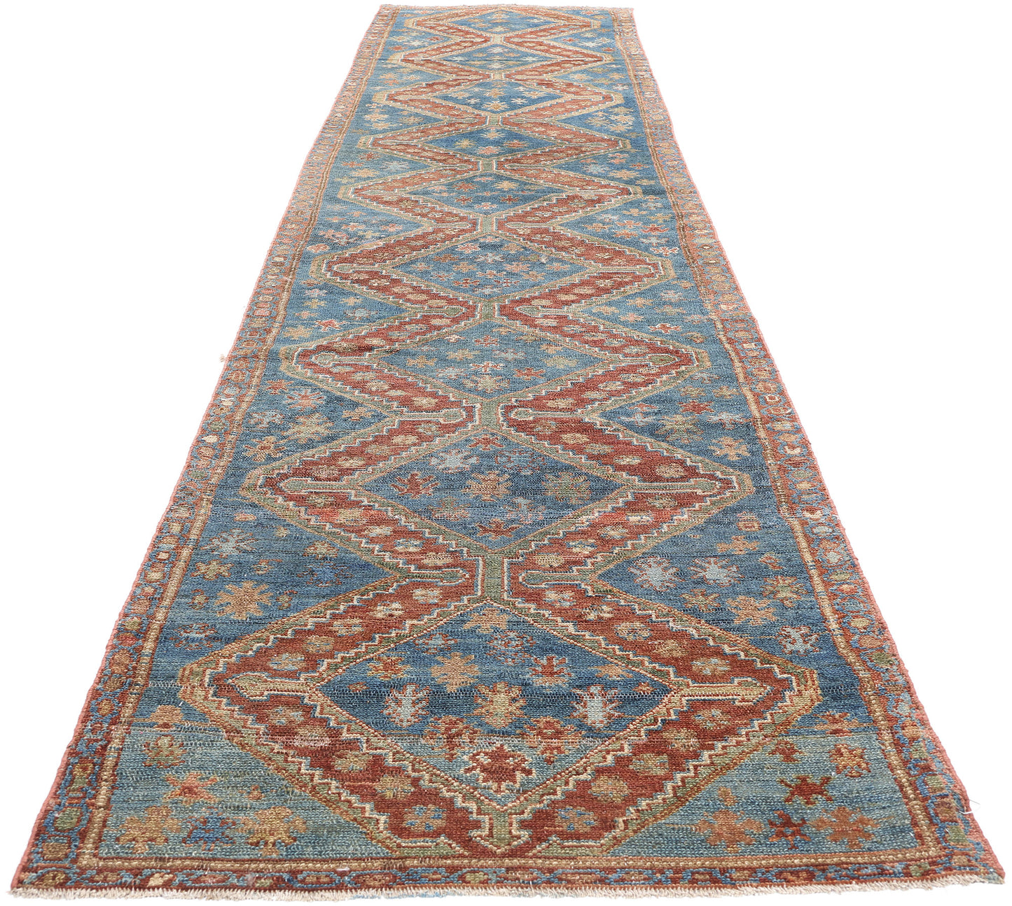 3 x 14 Antique Persian Bakhtiari Rug 61326