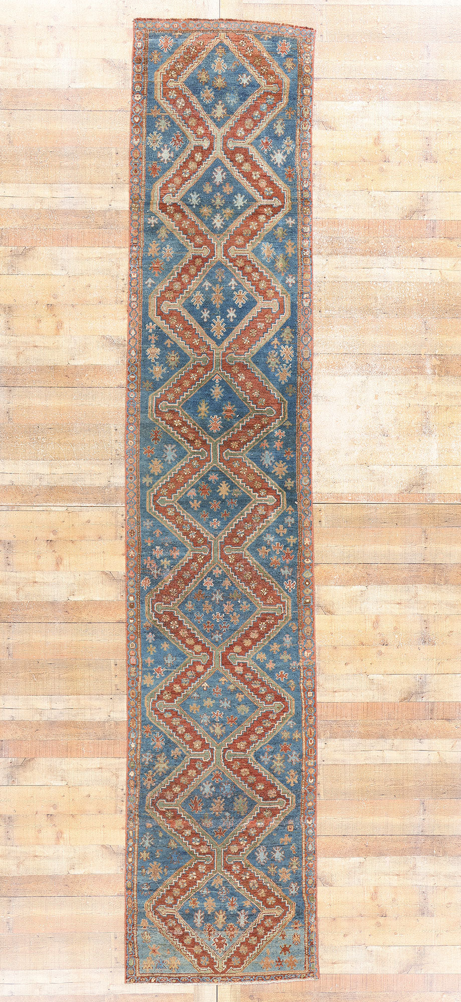 3 x 14 Antique Persian Bakhtiari Rug 61326