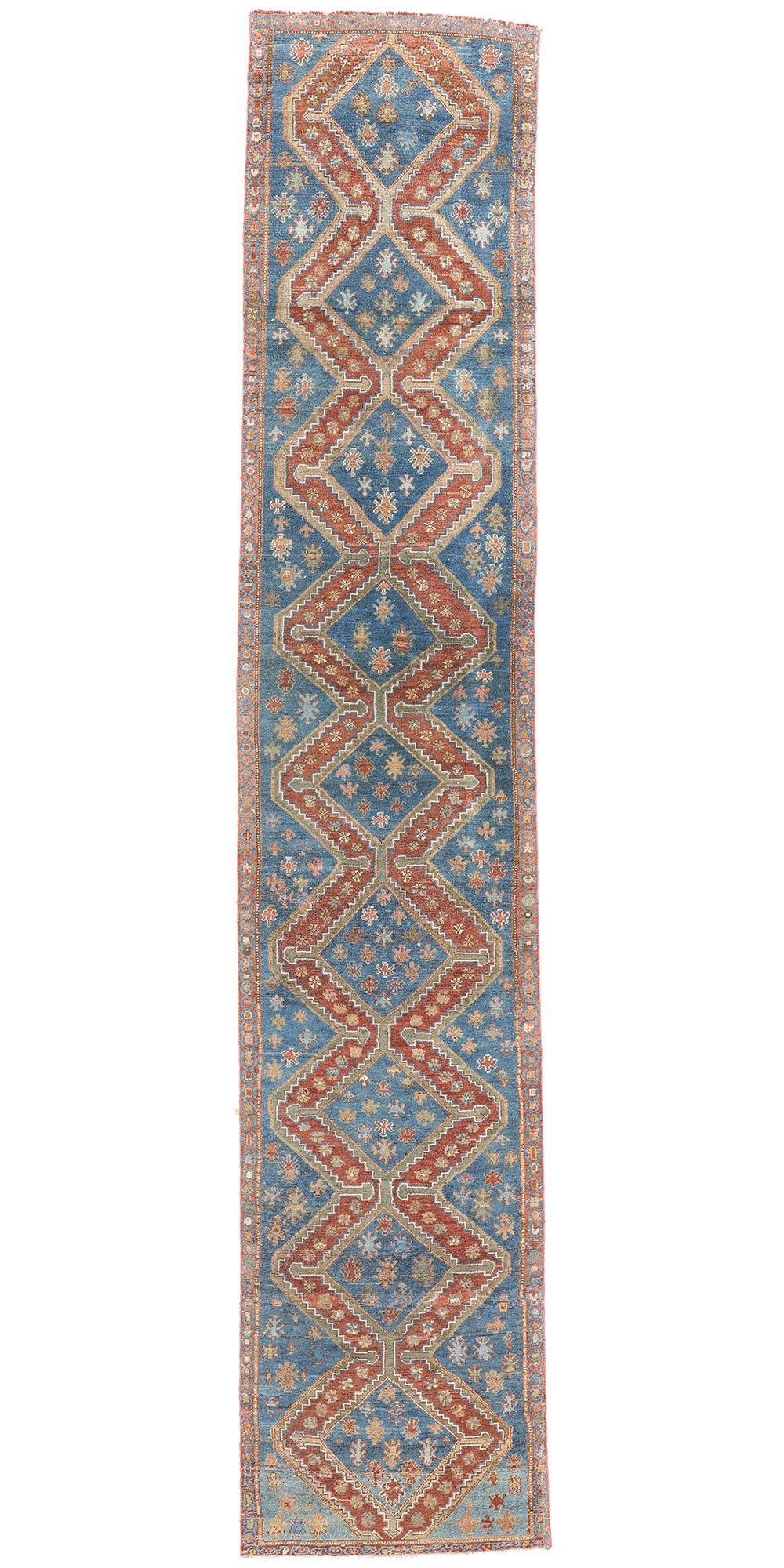3 x 14 Antique Persian Bakhtiari Rug 61326