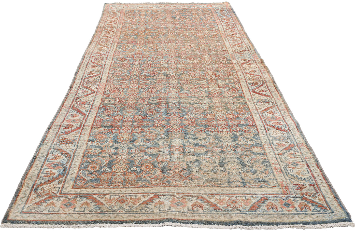 4 x 10 Antique Persian Mahal Rug 61314
