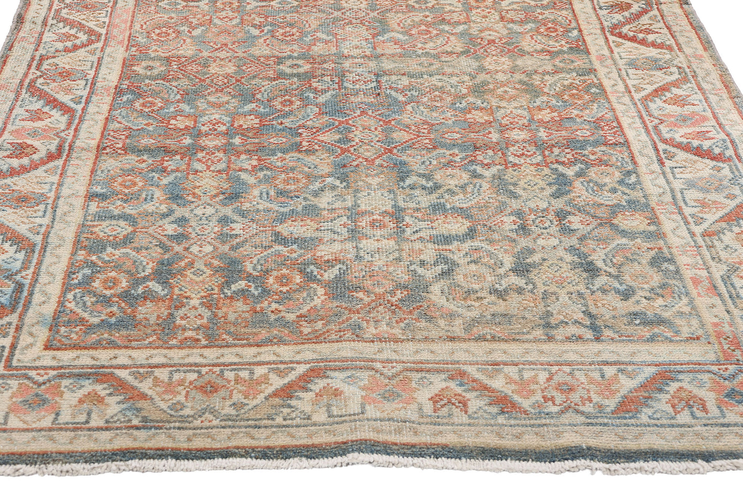 4 x 10 Antique Persian Mahal Rug 61314