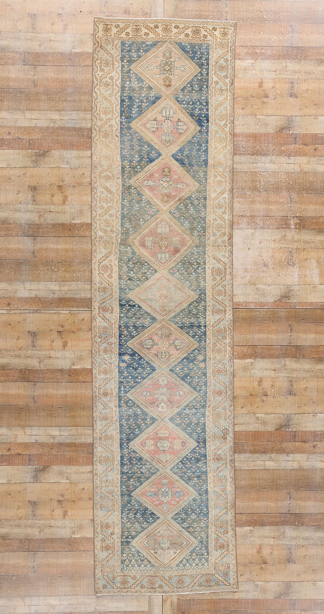 3 x 14 Antique Persian Malayer Rug 61340