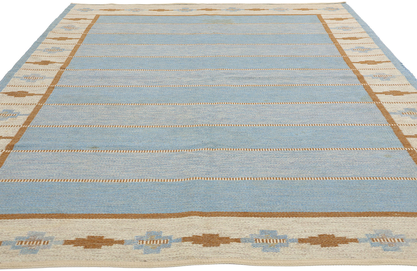 6 x 10 Vintage Swedish Rollakan Rug 79041