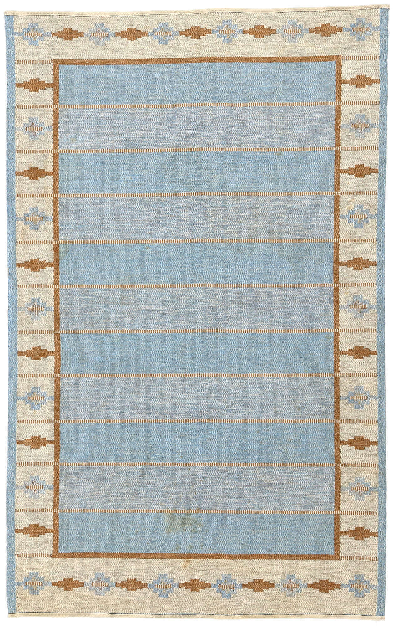 6 x 10 Vintage Swedish Rollakan Rug 79041
