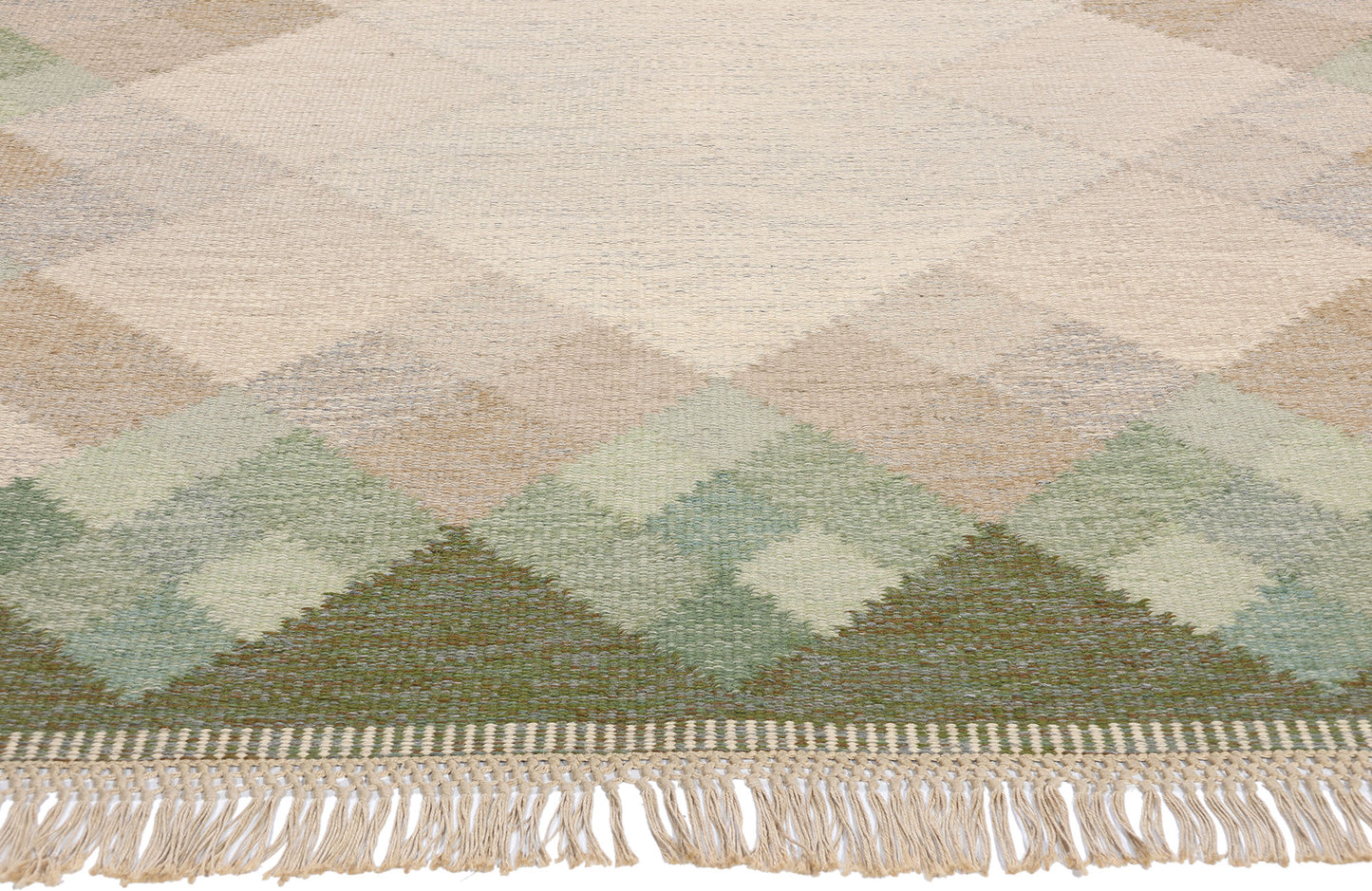 6 x 9 Brita Svefors Vintage Swedish Rollakan Rug 79027