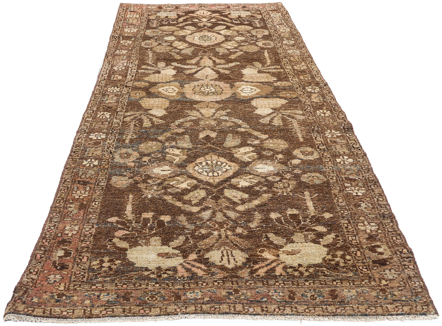 3 x 10 Antique Persian Dergazine Hamadan Rug 61347
