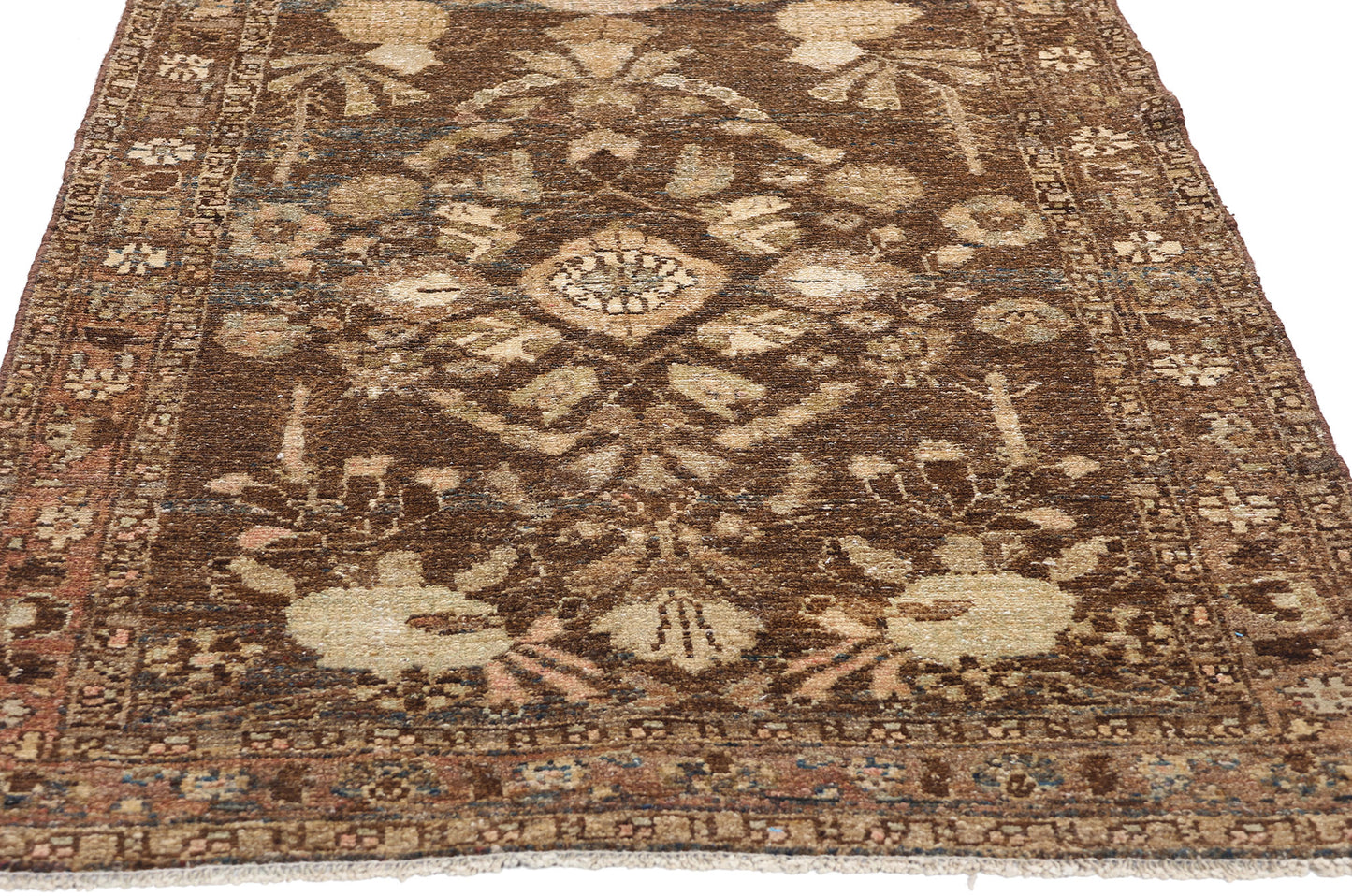 3 x 10 Antique Persian Dergazine Hamadan Rug 61347