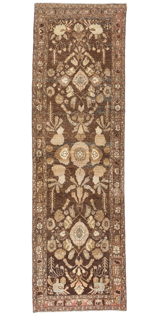 3 x 10 Antique Persian Dergazine Hamadan Rug 61347