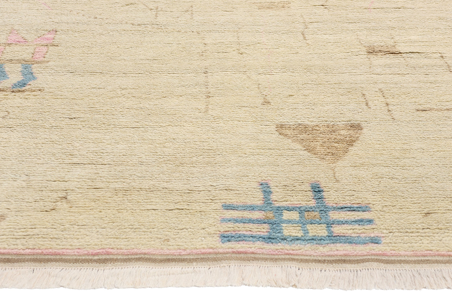 8 x 10 Modern Boho Brutalist Oasis Moroccan Rug 31219