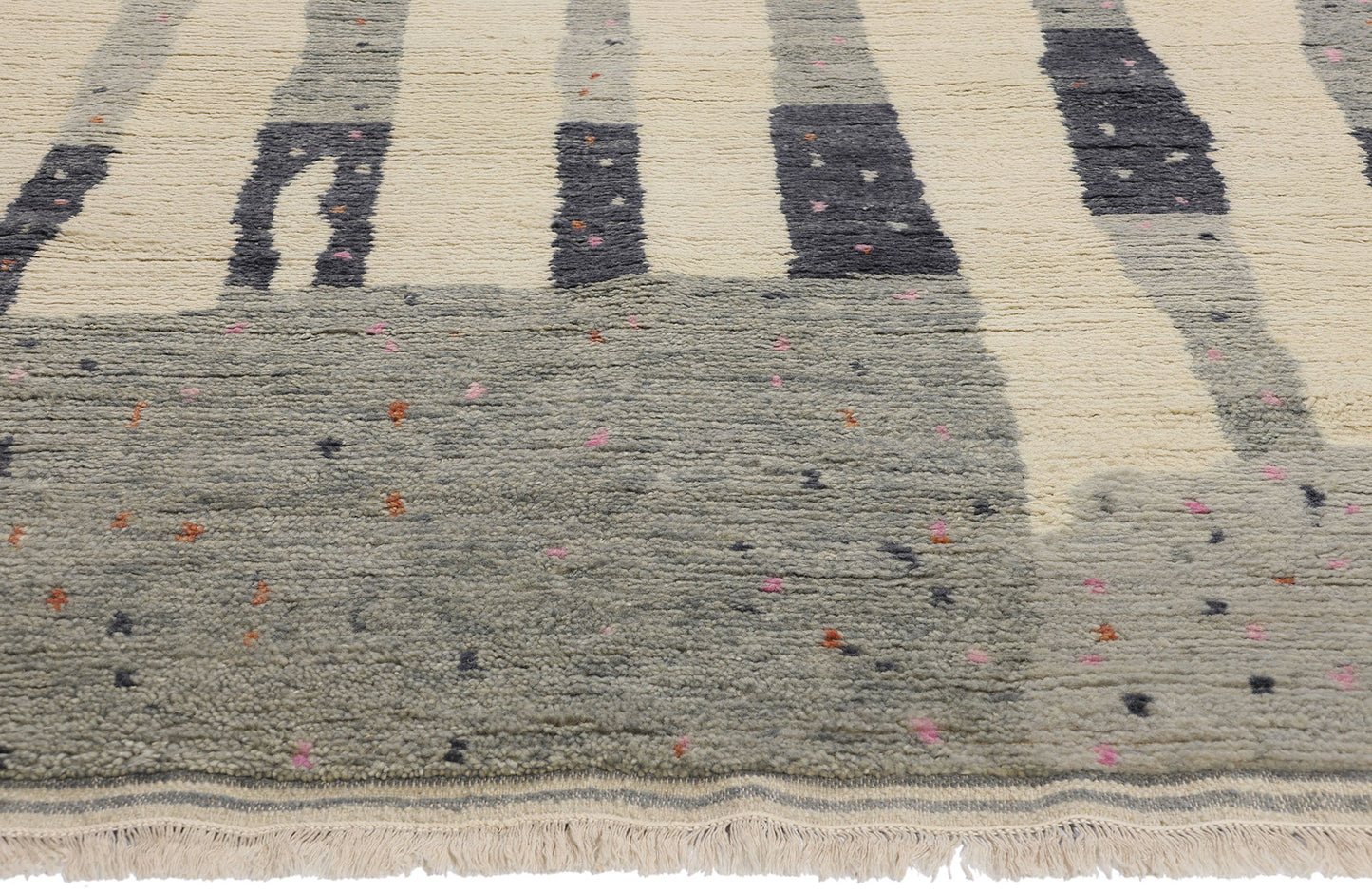 8 x 10 Organic Modern Brutalist Moroccan Rug 31233
