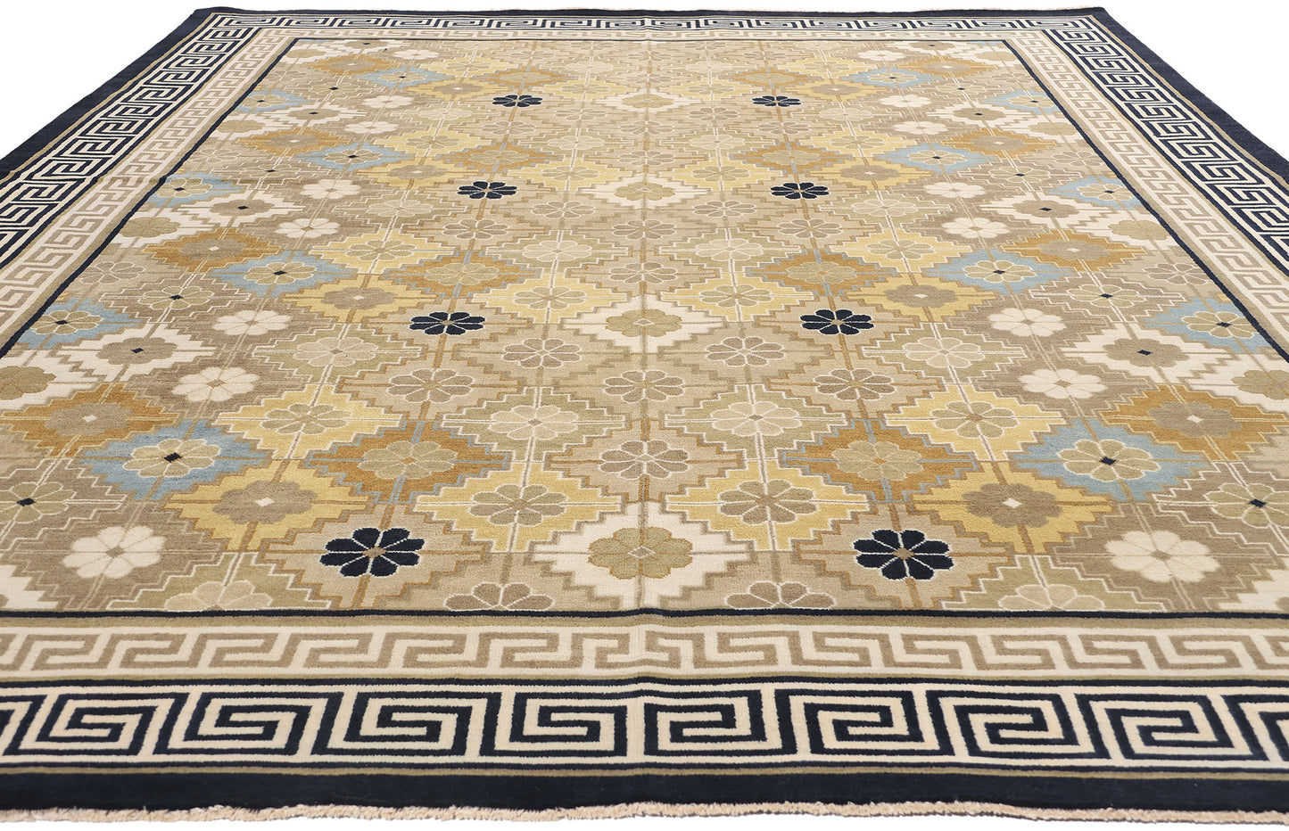 9 x 12 Modern Chinese Art Deco Rug 31345