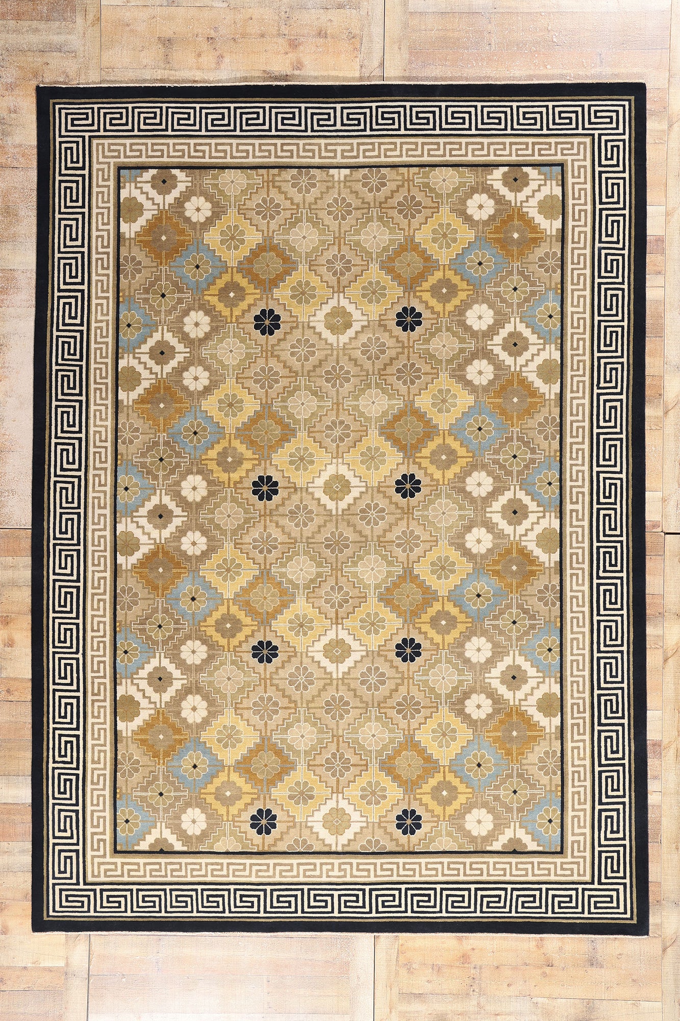 9 x 12 Modern Chinese Art Deco Rug 31345