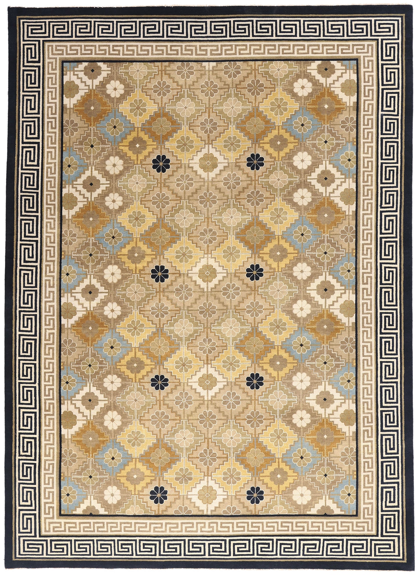 9 x 12 Modern Chinese Art Deco Rug 31345