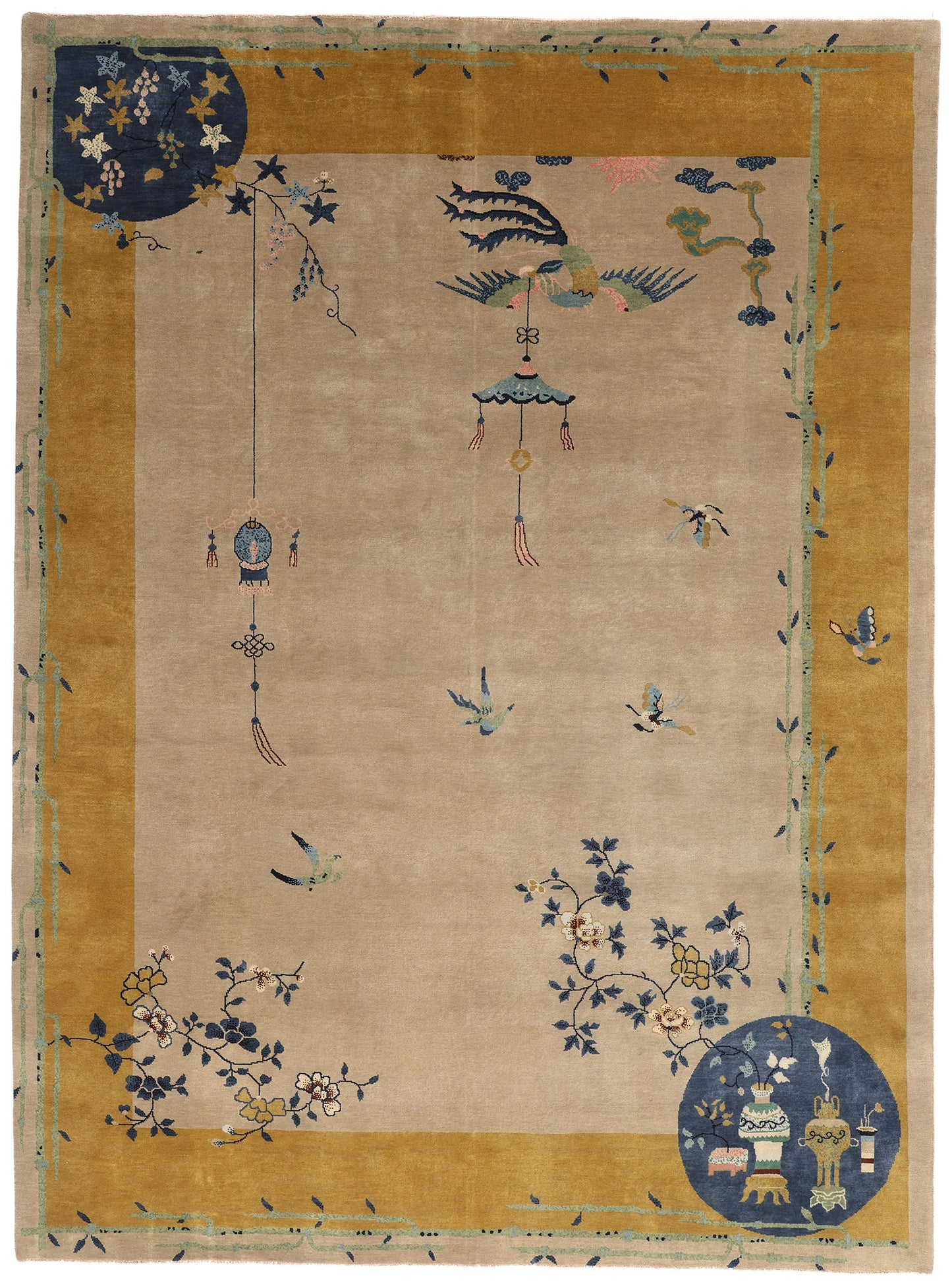 9 x 12 Modern Chinese Art Deco Rug 31344