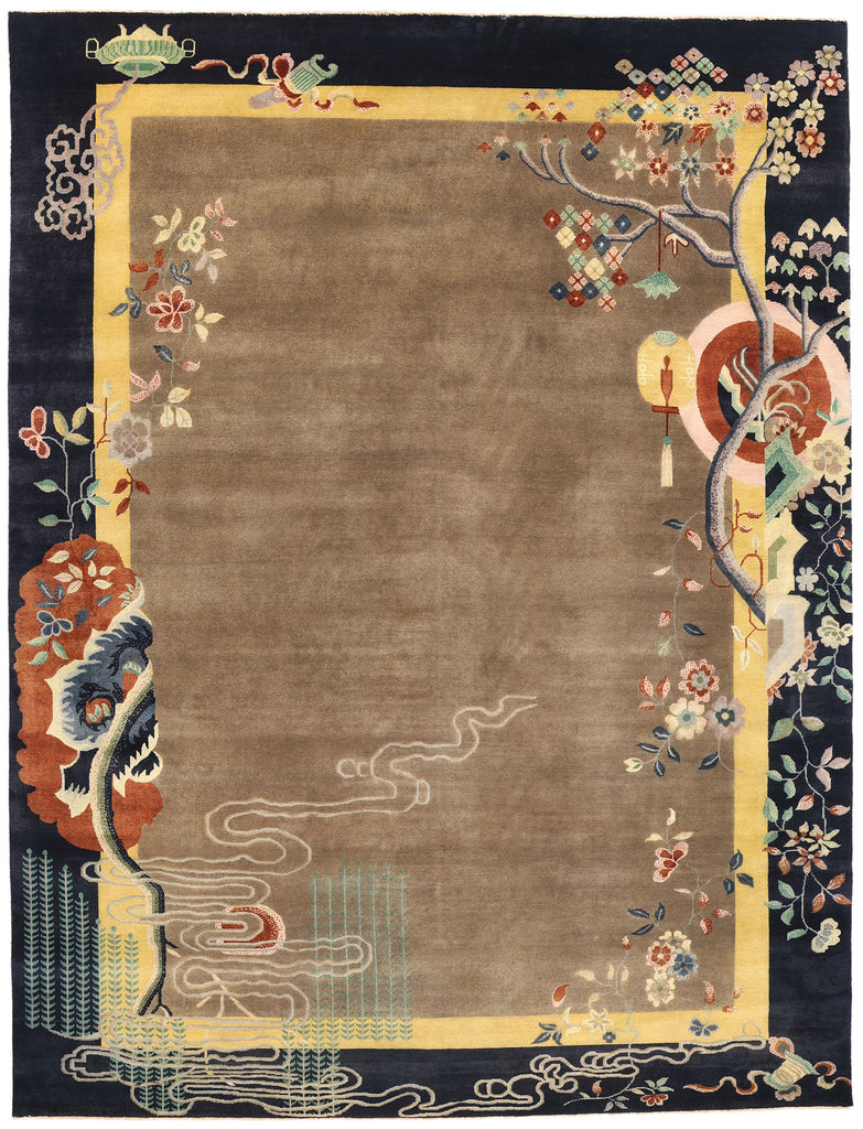 10 x 13 Modern Chinese Art Deco Rug 31093