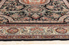 9 x 12 Vintage Black Chinese Savonnerie Rug 79095
