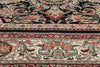9 x 12 Vintage Black Chinese Savonnerie Rug 79095