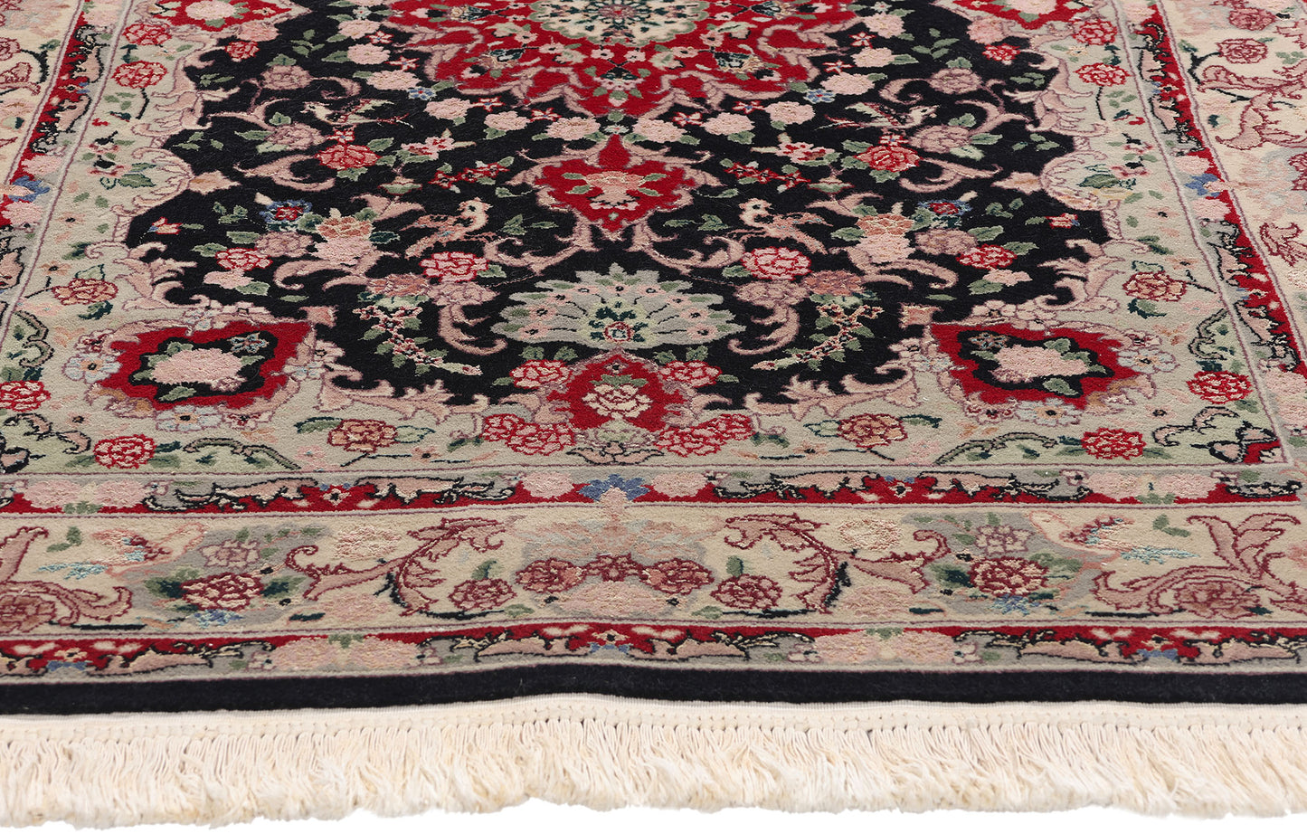 4 x 6 Vintage Chinese Tabriz Rug 79115