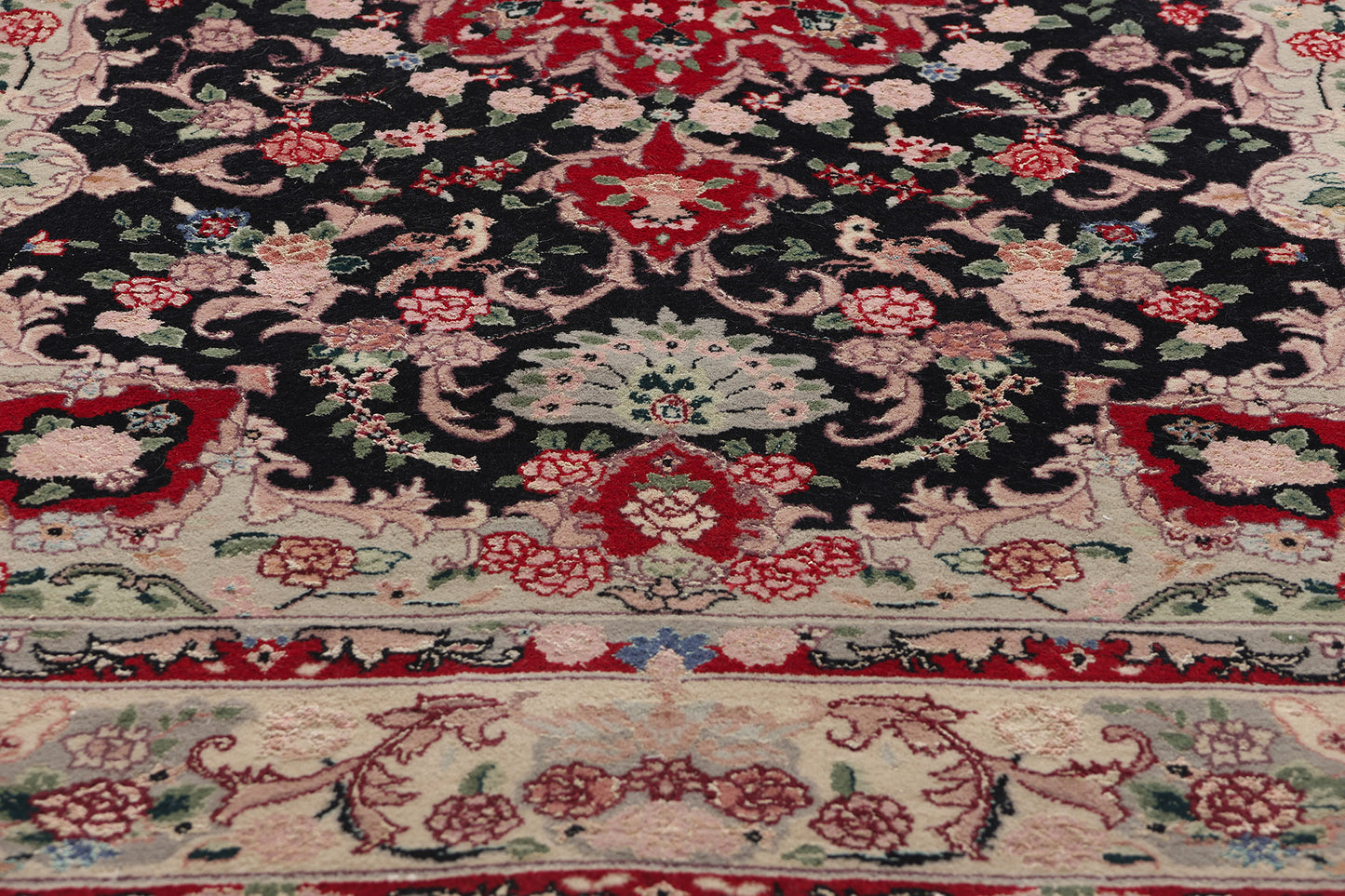 4 x 6 Vintage Chinese Tabriz Rug 79115