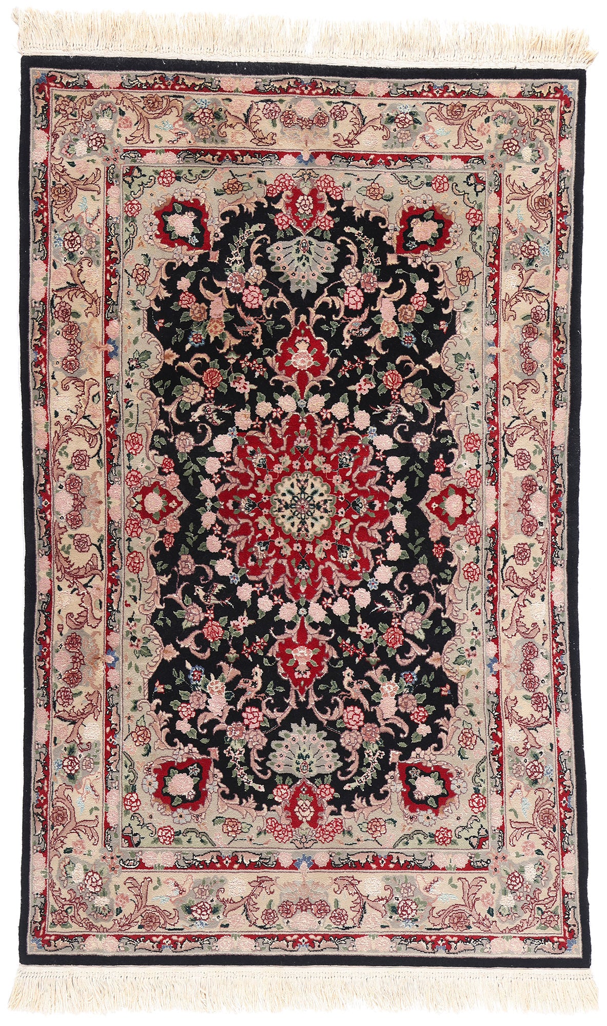 4 x 6 Vintage Chinese Tabriz Rug 79115