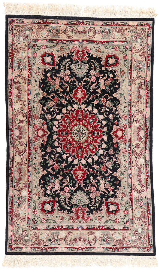 4 x 6 Vintage Chinese Tabriz Rug 79115