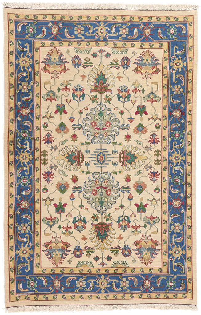 6 x 9 Vintage Chinese Soumak Rug 79140