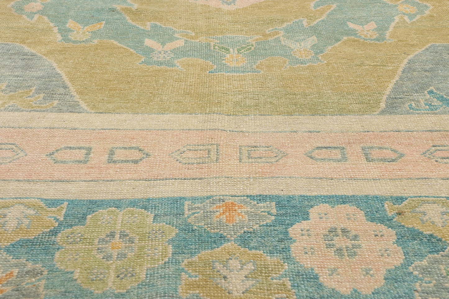10 x 14 Modern Turkish Oushak Rug 53960