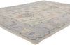 7 x 10 Modern Colorful Turkish Oushak Rug 54003