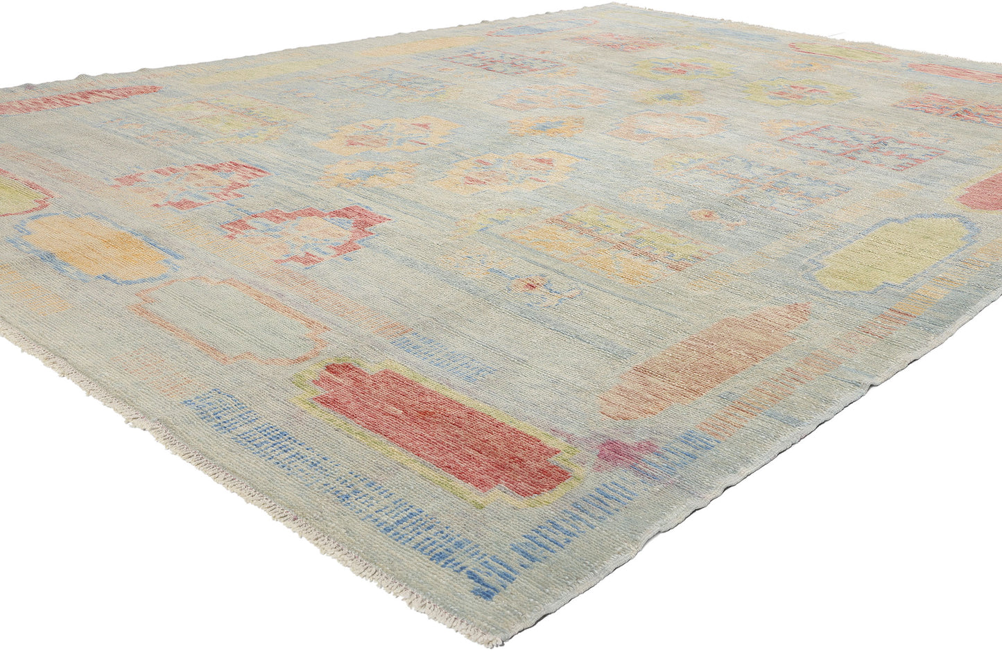 9 x 12 Modern Turkish Oushak Rug 53966