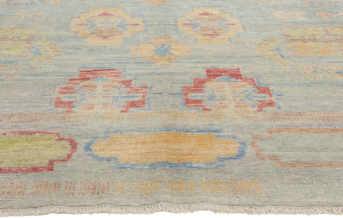 9 x 12 Modern Turkish Oushak Rug 53966