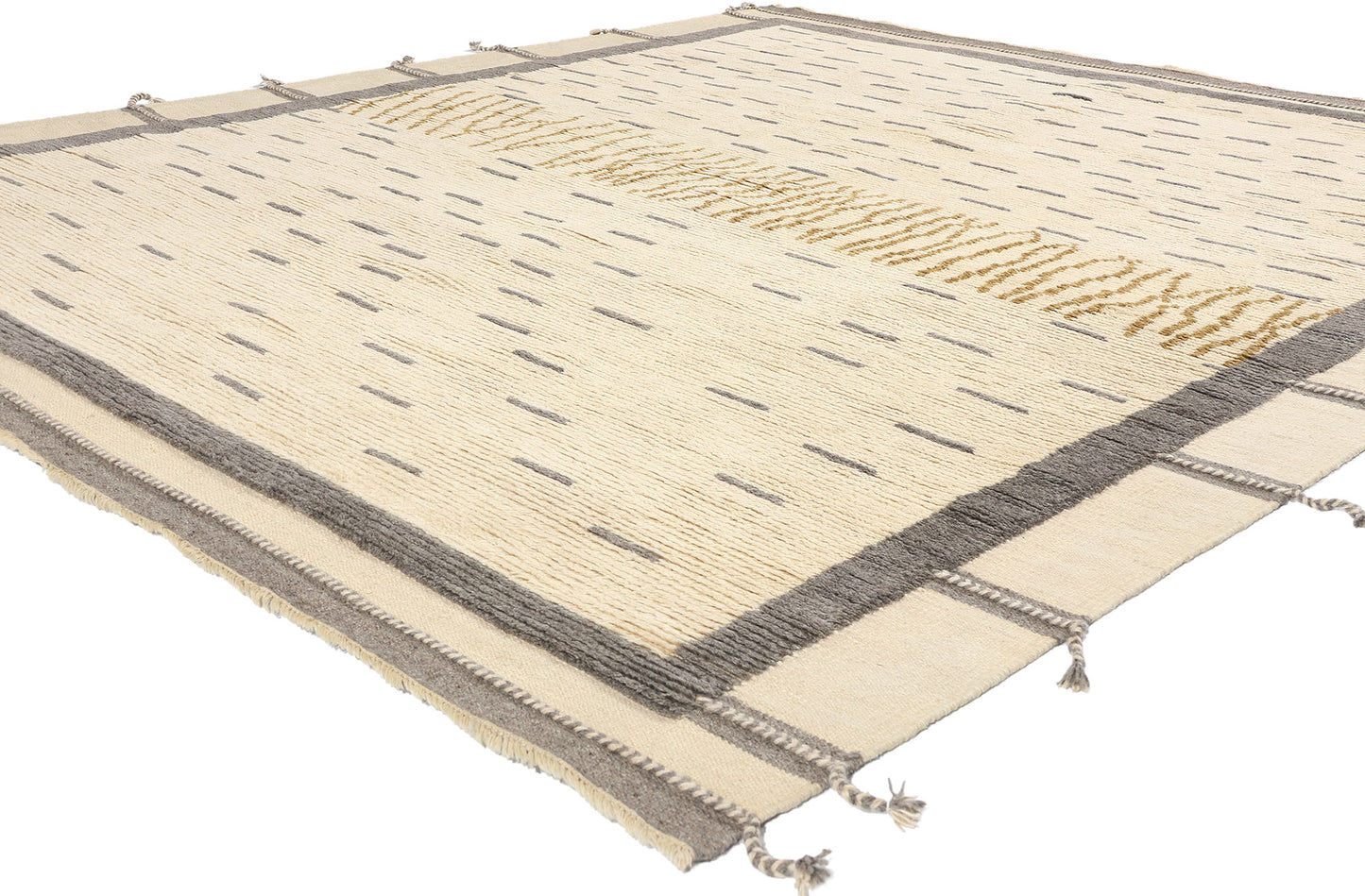 8 x 10 Modern Desert Striations Moroccan Rug 31196