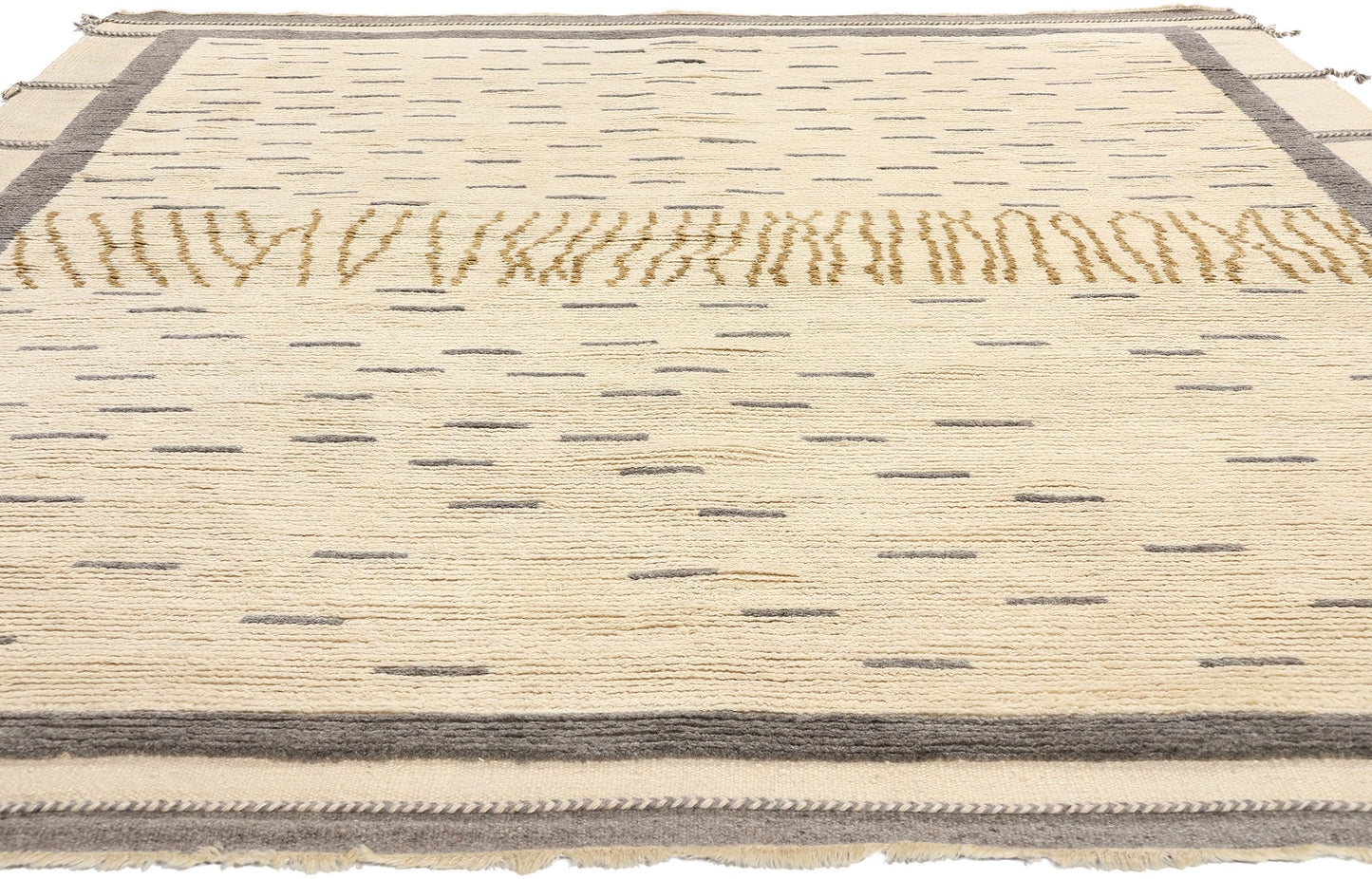 8 x 10 Modern Desert Striations Moroccan Rug 31196