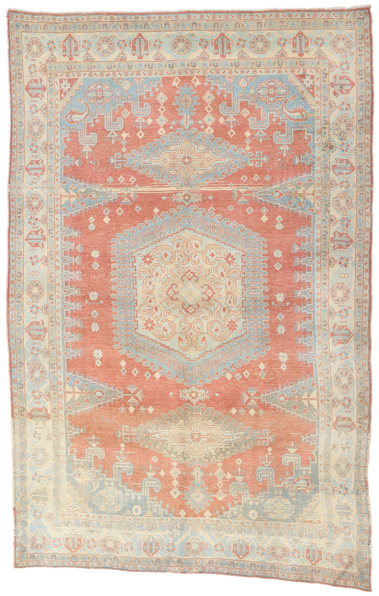 7 x 12 Vintage Persian Viss Rug 61353