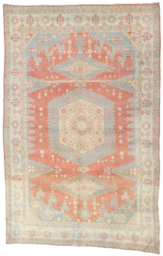 7 x 12 Vintage Persian Viss Rug 61353