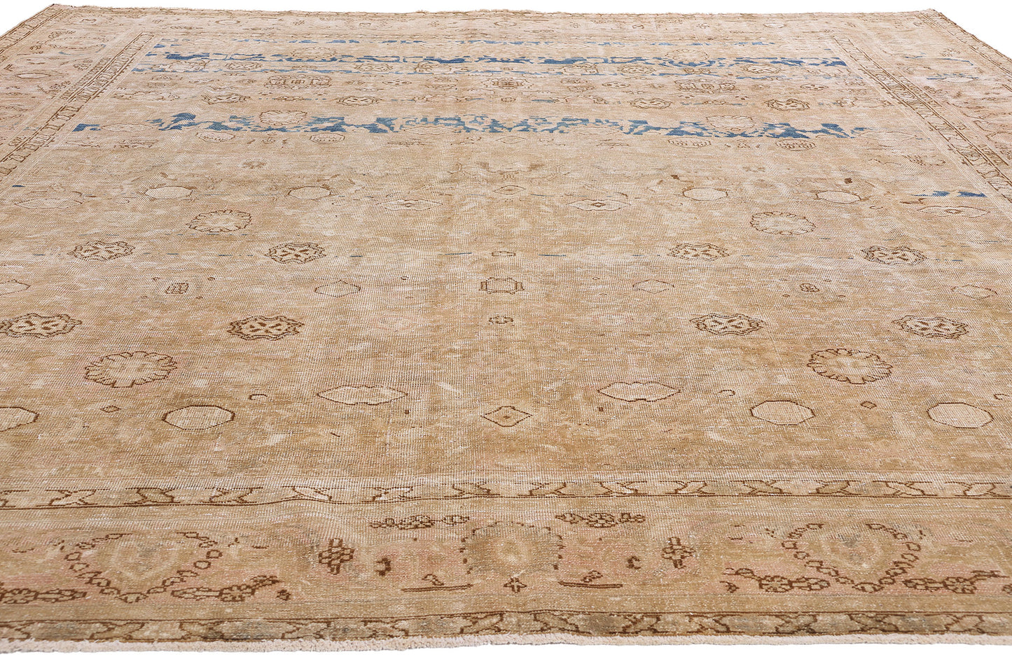 10 x 13 Vintage Persian Tabriz Rug 61341