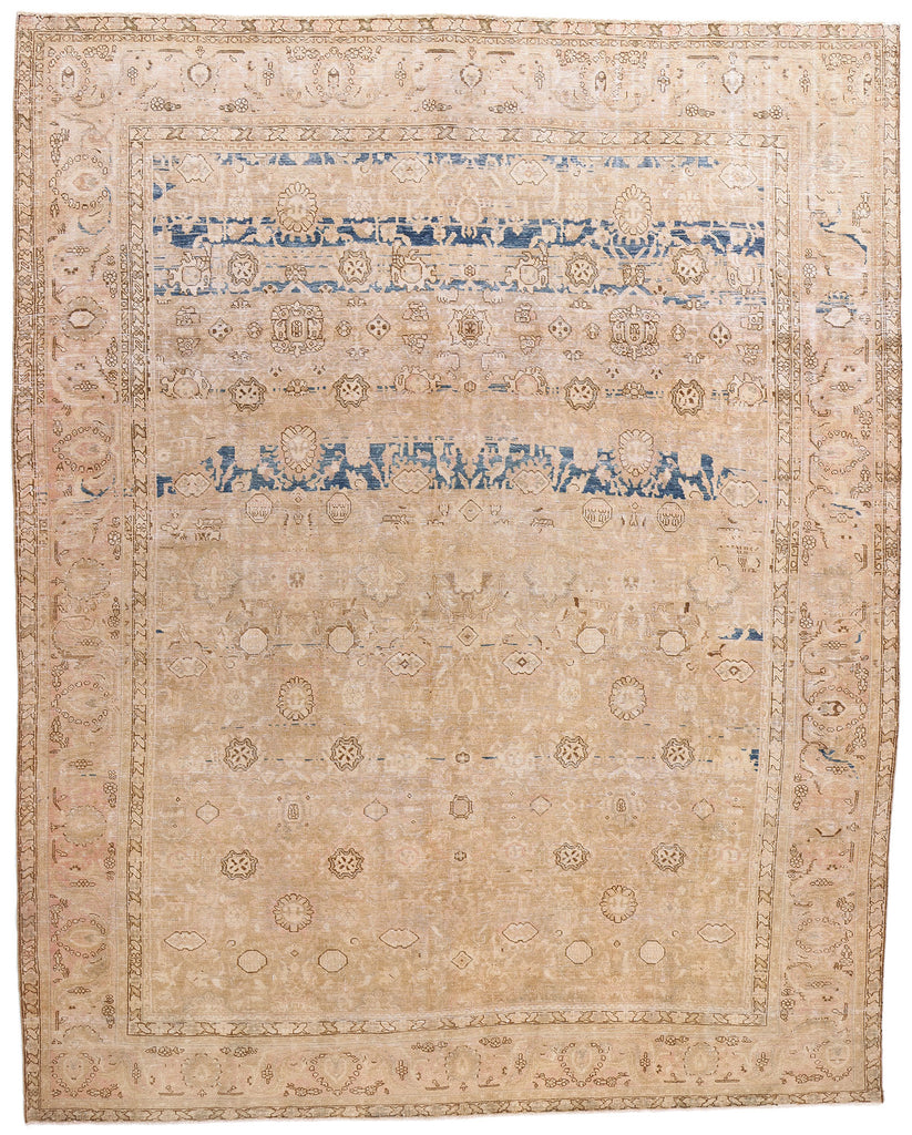 10 x 13 Vintage Persian Tabriz Rug 61341