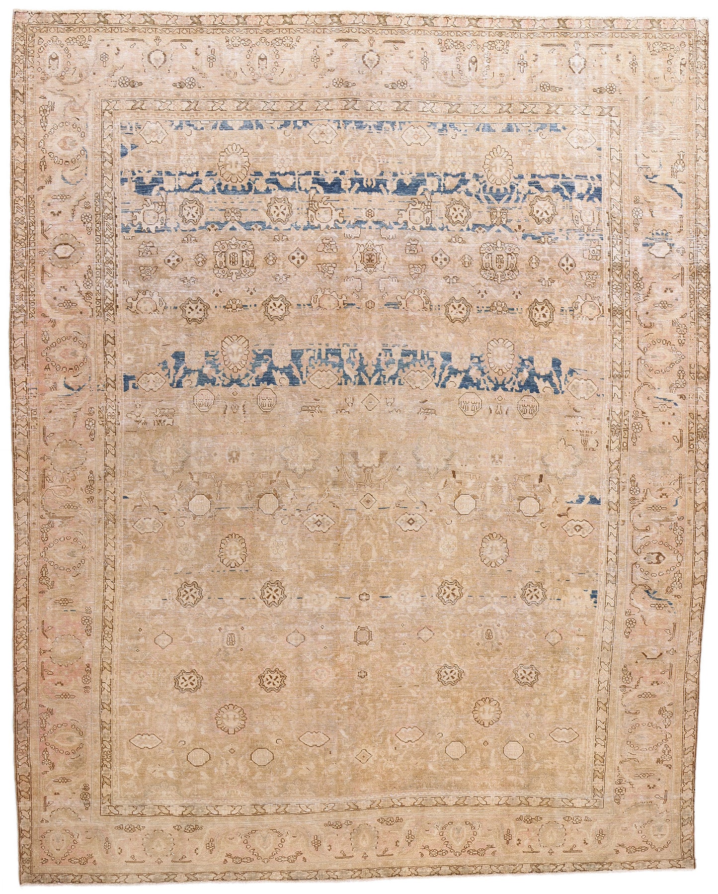 10 x 13 Vintage Persian Tabriz Rug 61341