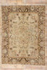 8 x 11 Antique Persian Vase Tabriz Rug 61358