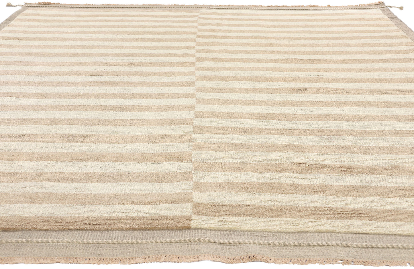 8 x 10 Desert Lines Organic Modern Moroccan Rug 31194