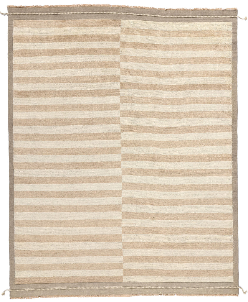 8 x 10 Desert Lines Organic Modern Moroccan Rug 31194