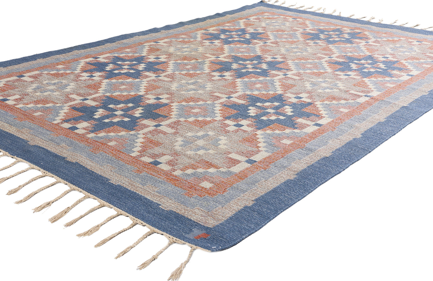 5 x 8 Erik Lundberg Vintage Swedish Rollakan Rug 79061