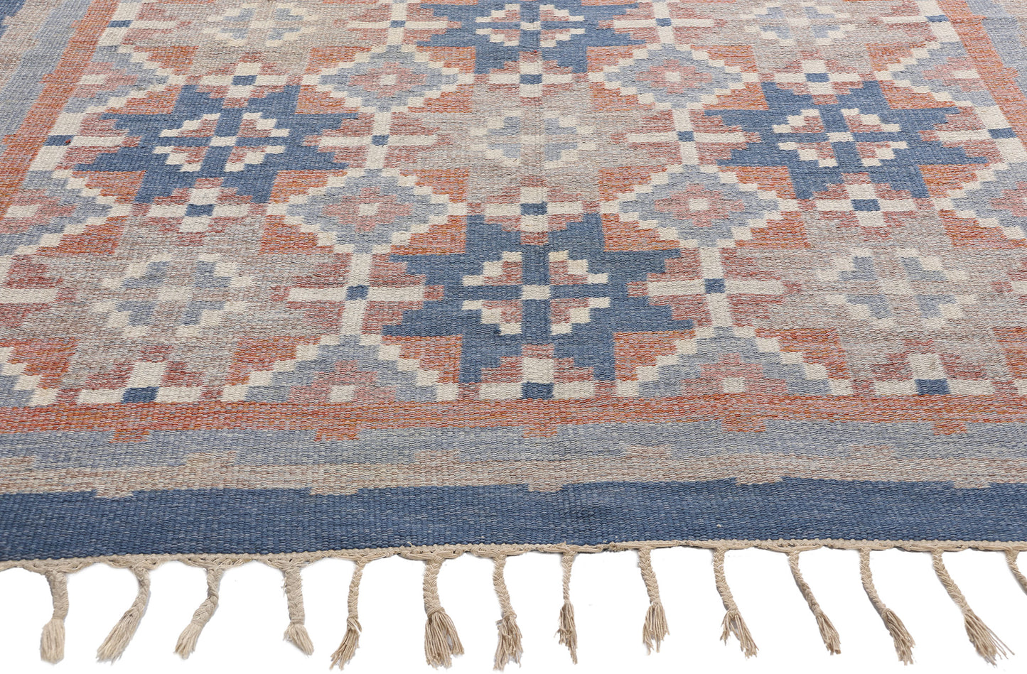 5 x 8 Erik Lundberg Vintage Swedish Rollakan Rug 79061