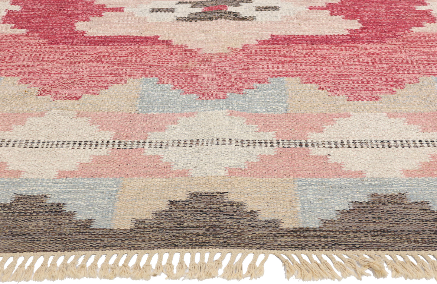 6 x 8 Evy Svensson Vintage Swedish Rollakan Rug 79045
