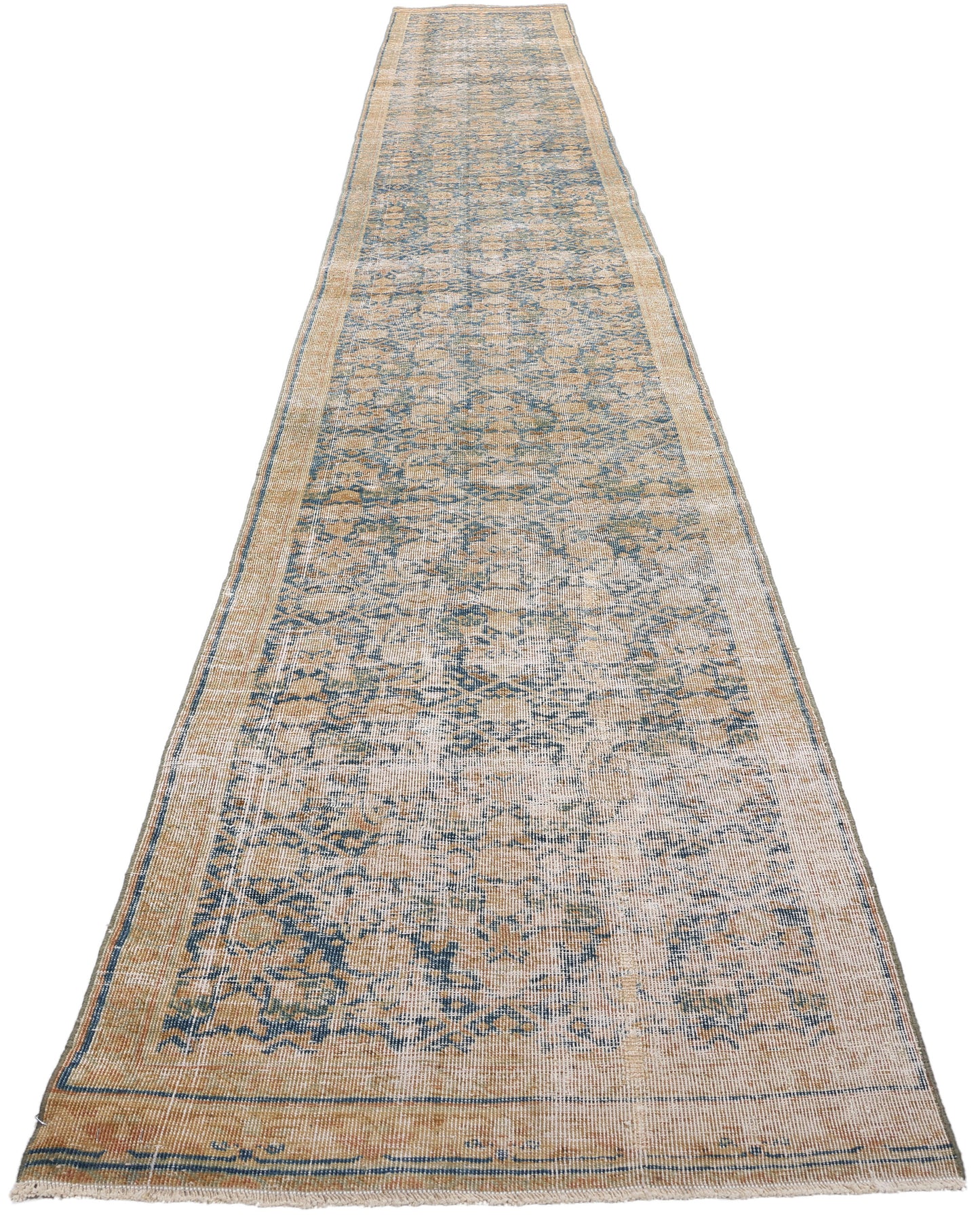 2 x 20 Antique Persian Tabriz Rug 61324
