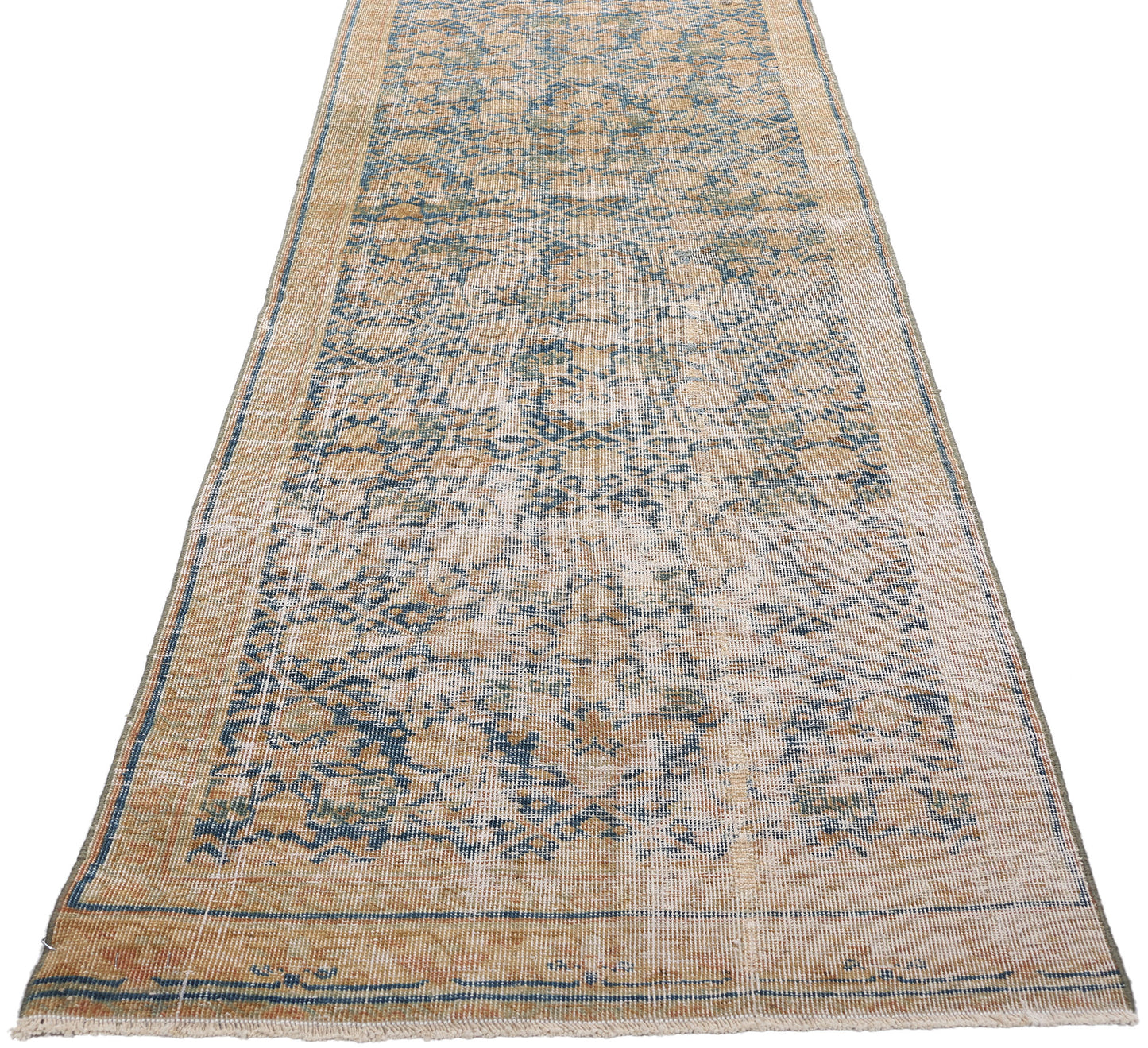 2 x 20 Antique Persian Tabriz Rug 61324