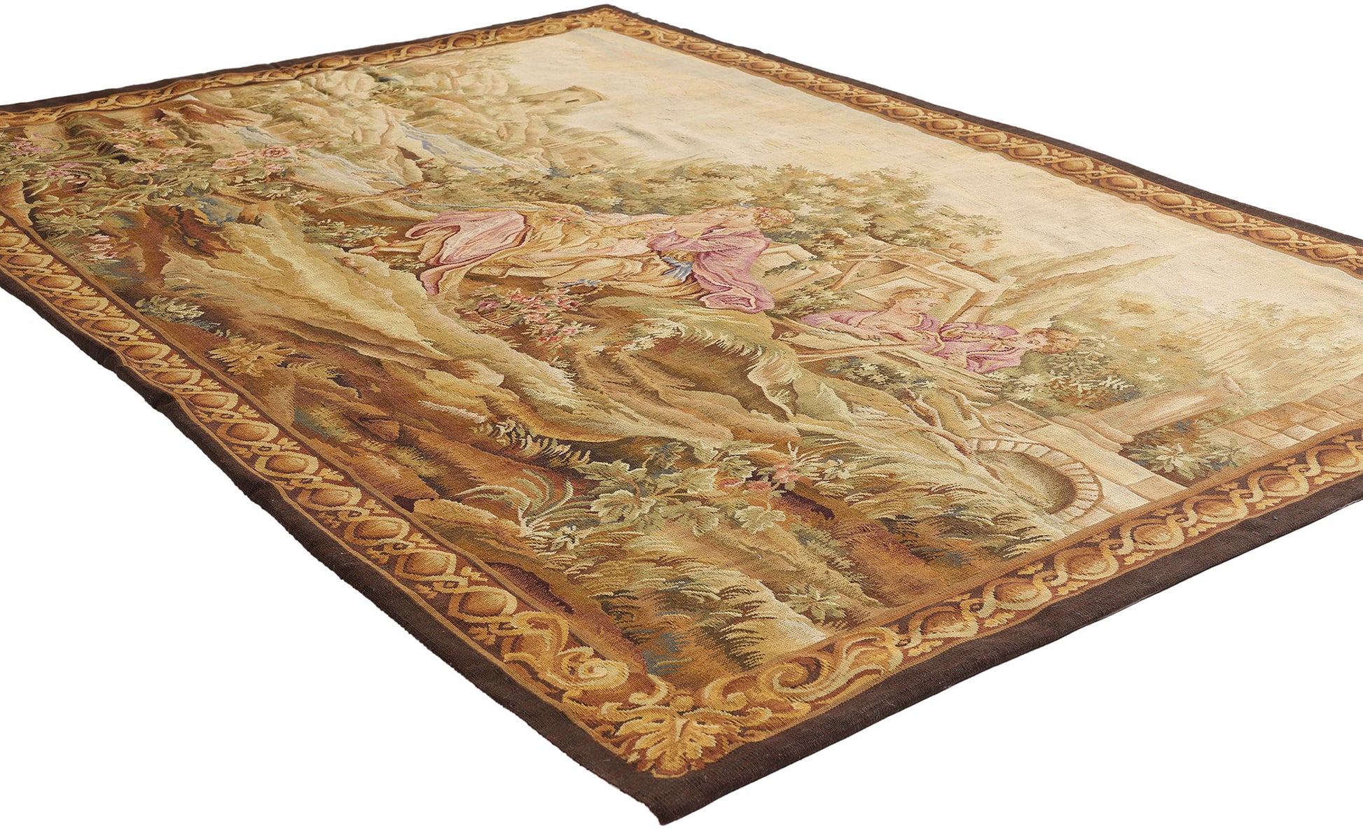 4 x 6 Francois Boucher Reproduction Rococo Tapestry 73697